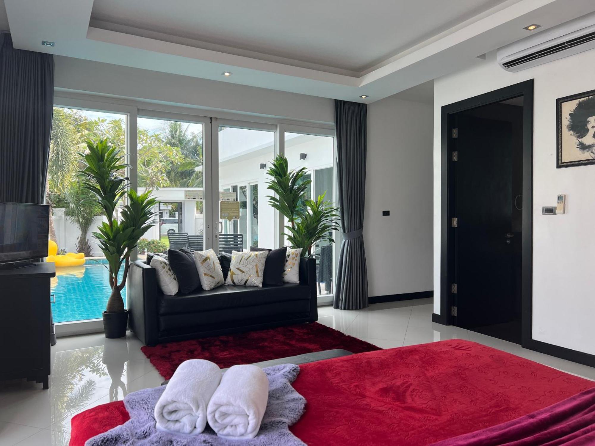 Villas In Pattaya Jomtien Beach Chambre photo